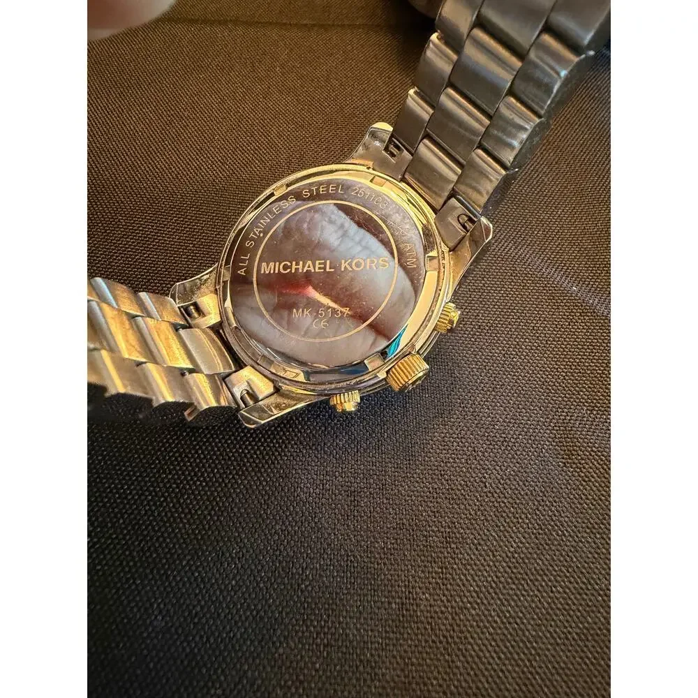 Michael Kors MK5137 Runway Chronograph Watch, 2011 Model year classic two-tone